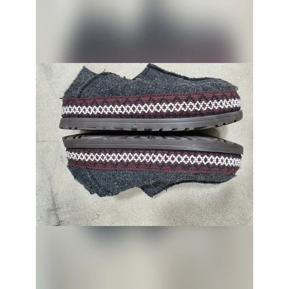 UGG TASMAN REFELT Gray NORDIC PLATFORM SLIPPERS SHOES SIZE 8 WOMEN